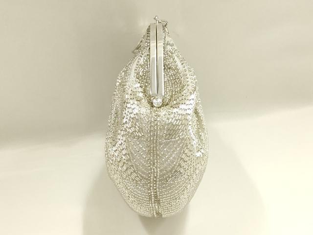 平和屋着物▼和装小物 和装バッグ ハンドバッグ ビーズバッグ チェーンバッグ スパンコール パーティー 逸品 AABJ9576ay