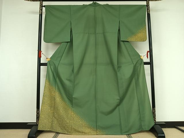 平和屋着物▽訪問着 単衣 霞文 洗える着物 AABJ9601jh