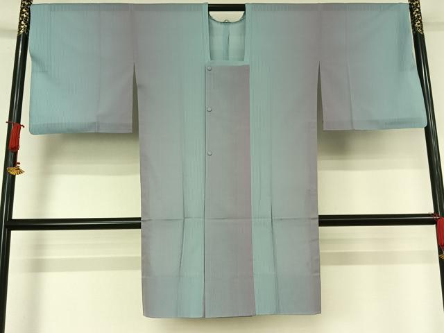 平和屋着物▽道行コート スリーシーズン 春夏秋 塵除け 霞文 ロング丈 正絹 逸品 AABJ9621jh