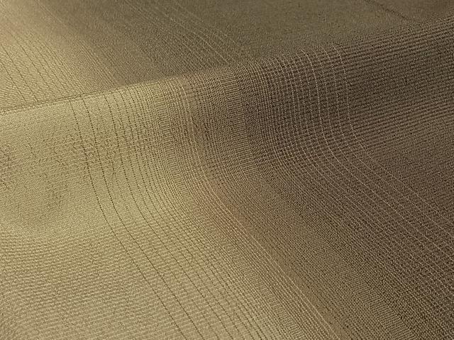 平和屋着物▽お召 単衣 間道 正絹 逸品 AABJ9637jh