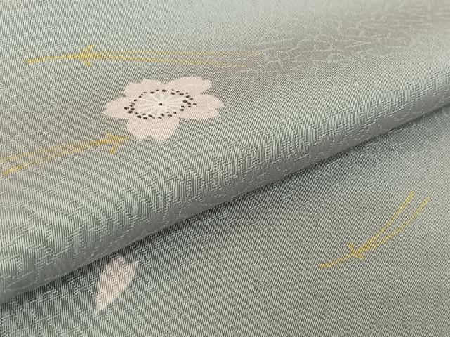 平和屋着物▽小紋 単衣 吹き寄せ文 洗える着物 AABJ9647jh