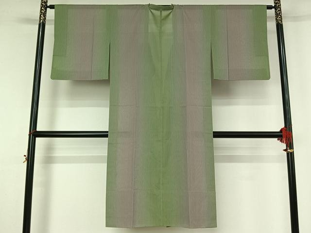 平和屋着物▽道行コート スリーシーズン 春夏秋 塵除け 霞文 ロング丈 正絹 逸品 AABJ9654jh