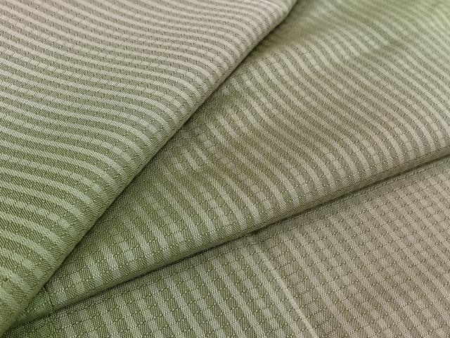 平和屋着物▽道行コート スリーシーズン 春夏秋 塵除け 霞文 ロング丈 正絹 逸品 AABJ9654jh