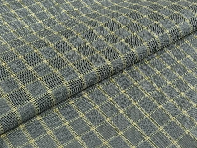 平和屋着物▽道行コート スリーシーズン 春夏秋 塵除け 市松格子 ロング丈 正絹 逸品 AABJ9657jh