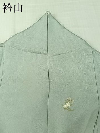 平和屋着物▽上質な小紋 単衣 草花文 金彩 正絹 逸品 AABJ9687jh