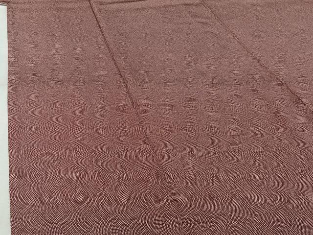 平和屋着物▽江戸小紋 単衣 鮫小紋柄 正絹 逸品 未使用 AABJ9692jh