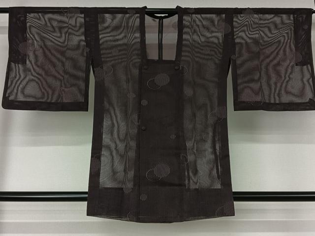 平和屋着物▽道行コート スリーシーズン 春夏秋 塵除け 丸文 正絹 逸品 AABJ9695jh