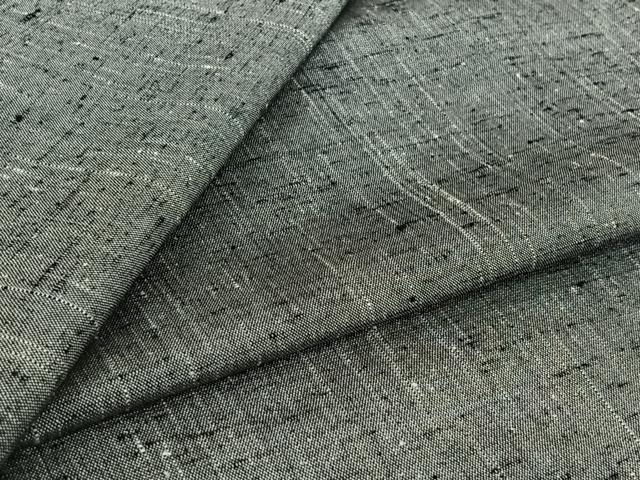 平和屋着物▽上質な紬 単衣 霞文 正絹 逸品 AABJ9705jh