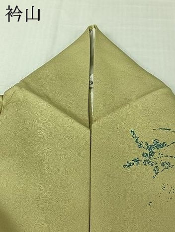 平和屋着物▽訪問着 単衣 雪輪花文 金銀彩 正絹 逸品 AABJ9709jh