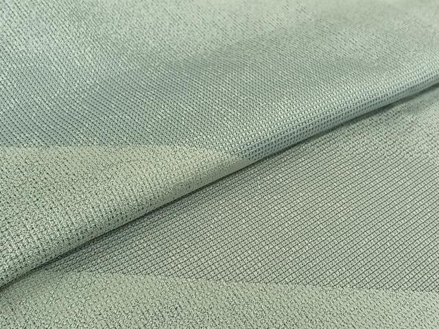 平和屋着物▽訪問着 単衣 お召地 霞文 正絹 逸品 AABJ9710jh