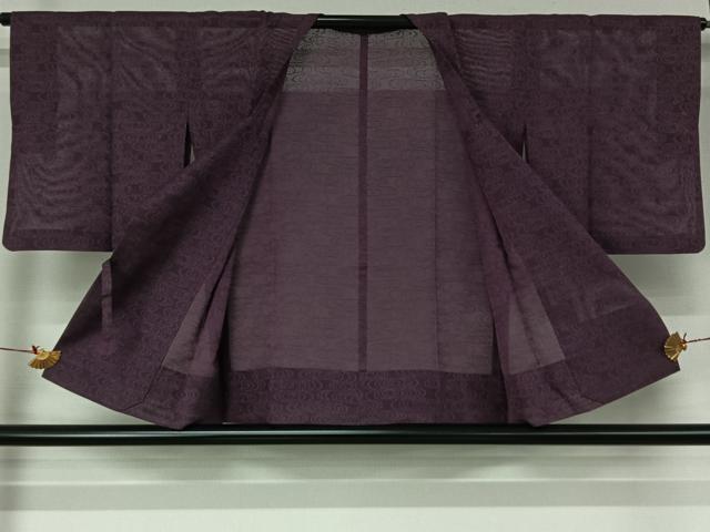 平和屋着物▽道行コート スリーシーズン 春夏秋 塵除け 流水文 正絹 逸品 AABJ9712jh