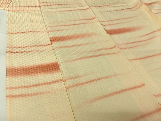 平和屋着物▽上質な小紋 単衣 霞文 正絹 逸品 AABJ9716jh