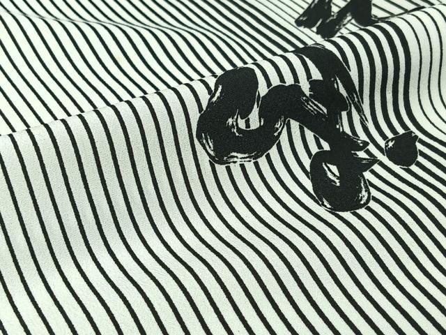 平和屋着物▽小紋 単衣 文字文 洗える着物 AABJ9724jh