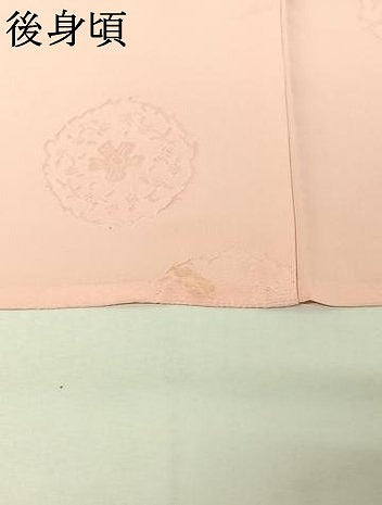 平和屋着物▽上質な色無地 単衣 正倉院花地紋 虹色 正絹 逸品 AABJ9760jh