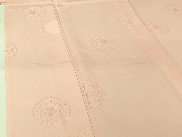 平和屋着物▽上質な色無地 単衣 正倉院花地紋 虹色 正絹 逸品 AABJ9760jh