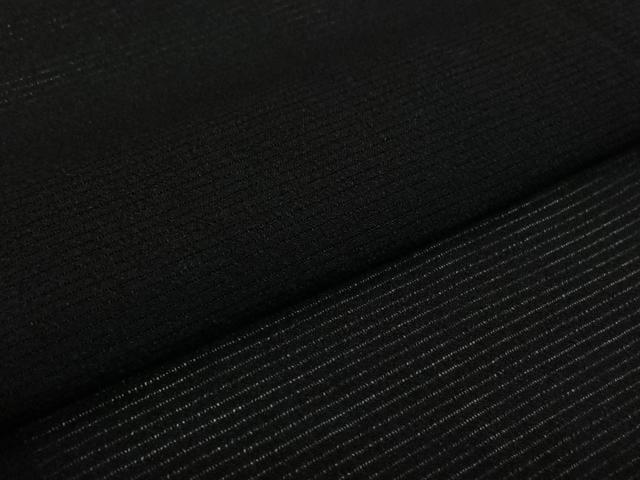 平和屋着物▽羽織 スリーシーズン 春夏秋 塵除け 黒地 正絹 逸品 AABJ9790jh