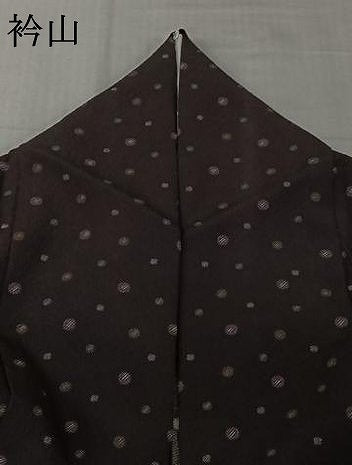 平和屋着物▽上質な小紋 単衣 水玉文 正絹 逸品 AABJ9825jh