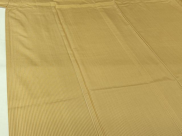 平和屋着物▽上質な小紋 単衣 縞 正絹 逸品 AABJ9826jh