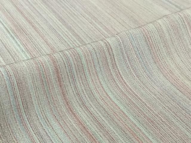 平和屋着物▽小紋 単衣 縞 洗える着物 AABJ9836jh
