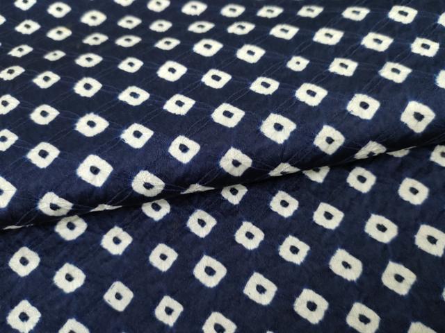平和屋着物●上質な小紋 総絞り 正絹 逸品 AABJ9861cs