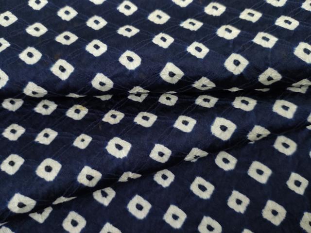 平和屋着物●上質な小紋 総絞り 正絹 逸品 AABJ9861cs