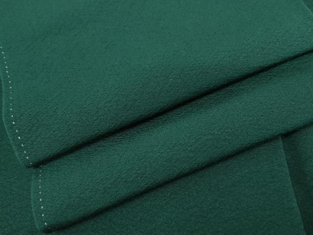 平和屋着物●上質な色無地 鉄色 ロング丈 正絹 逸品 AABJ9868cs