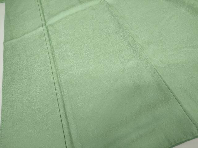 平和屋着物●上質な色無地 琳派文様 薄萌葱色 反端付き 正絹 逸品 AABJ9870cs