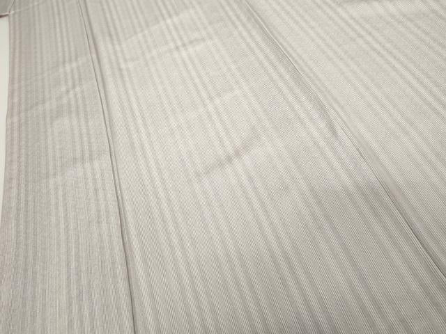 平和屋着物●上質な小紋 縞 正絹 逸品 AABJ9889cs