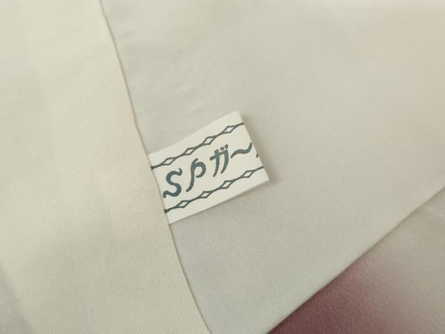 平和屋着物●上質な小紋 縞 正絹 逸品 AABJ9889cs