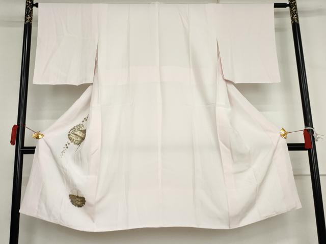 平和屋着物●長襦袢 袷 雪輪京風景文 金彩 さが美扱い 正絹 逸品 未使用 AABJ9904cs