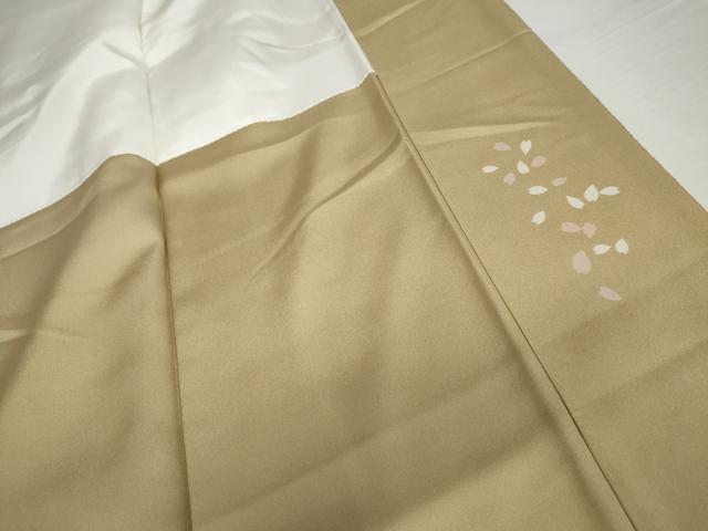 平和屋着物●上質な小紋 ほたる暈し 舞桜文 さが美扱い 正絹 逸品 AABJ9917cs
