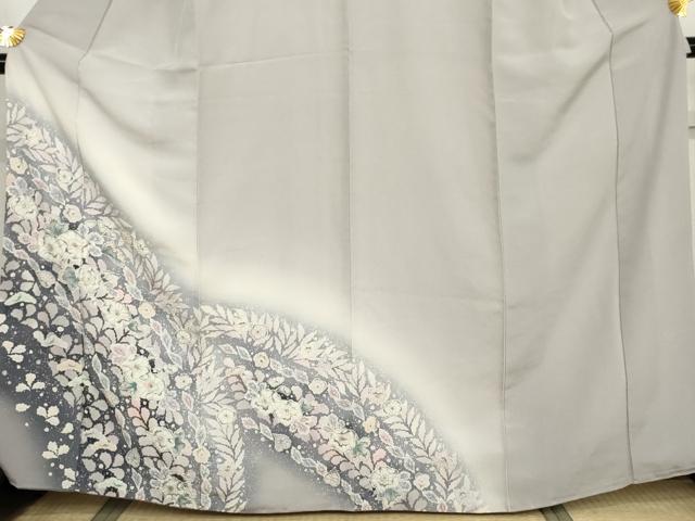 平和屋着物●訪問着 辻が花 絞り 暈し染め 正絹 逸品 AABJ9923cs
