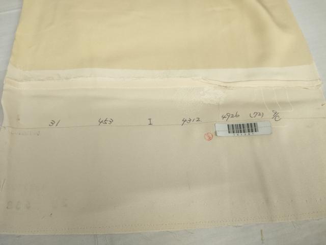 平和屋着物●訪問着 御所車草花文 金彩 仮絵羽 正絹 逸品 未使用 AABJ9938cs