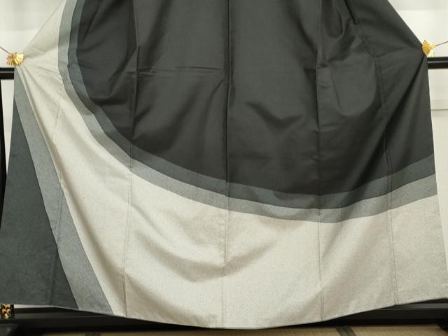 平和屋着物●本場大島紬 染大島 訪問着 流水文 正絹 逸品 AABJ9991cs
