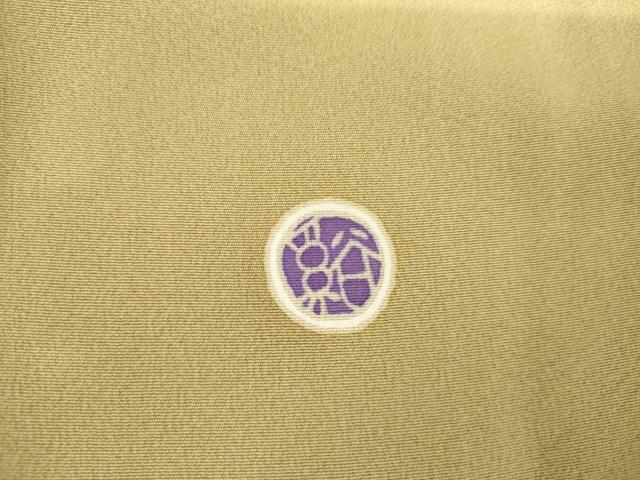 平和屋着物●本加賀友禅作家 澤田谿女 訪問着 更紗花蝶文 正絹 逸品 AABJ9998cs