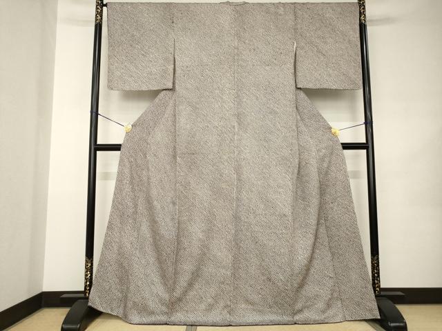 平和屋着物●大変加工の良い総絞り小紋 正絹 逸品 AABK0002ck