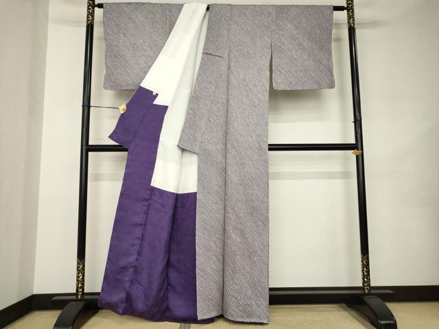 平和屋着物●大変加工の良い総絞り小紋 正絹 逸品 AABK0004ck