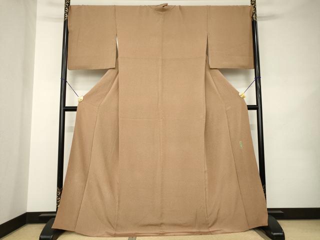 平和屋着物●間国宝 初代 六谷梅軒(六谷紀久男)錐彫り 重要無形文化 財伊勢型紙 江戸小紋 花尽くし 正絹 逸品 AABK0031ck