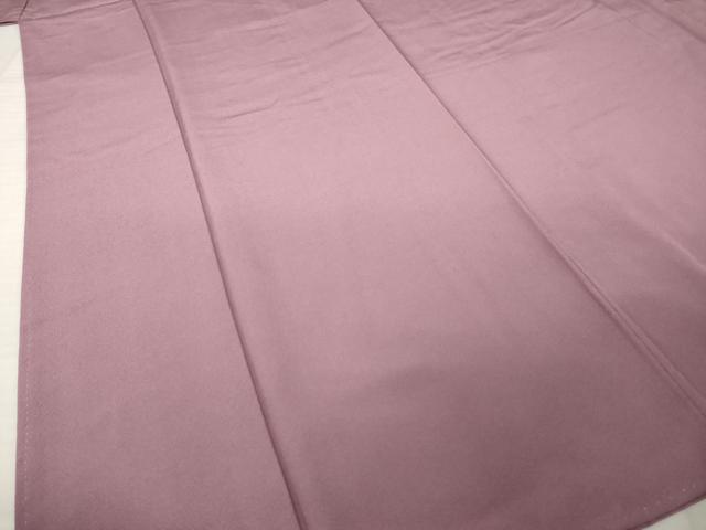 平和屋着物●上質な色無地 紅藤色 正絹 逸品 AABK0062ck