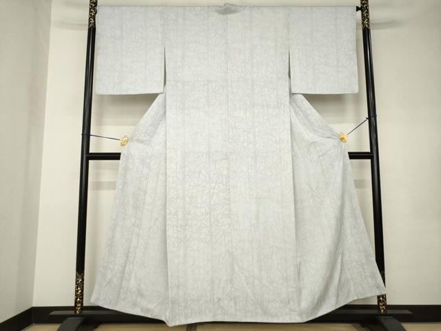 平和屋着物●上質な小紋 笹竹文 正絹 逸品 AABK0070ck