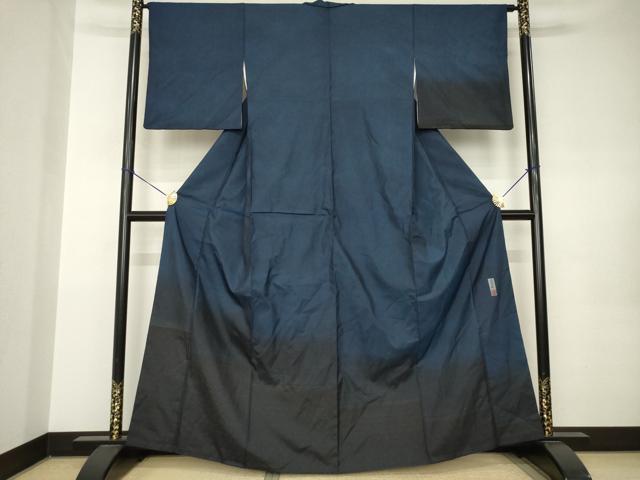 平和屋着物●本場大島紬 訪問着 作家物 霞文 正絹 逸品 AABK0078ck