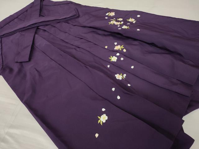 平和屋着物●女性 行灯袴 総刺繍 舞桜文 洗える着物 AABK0148ck