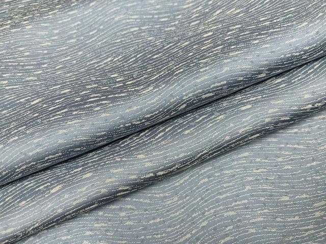 平和屋着物●お召 流水文 正絹 逸品 AABK0167ph