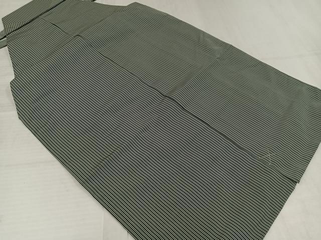 平和屋着物●男性 行灯袴 縞 正絹 逸品 未使用 AABK0180ph