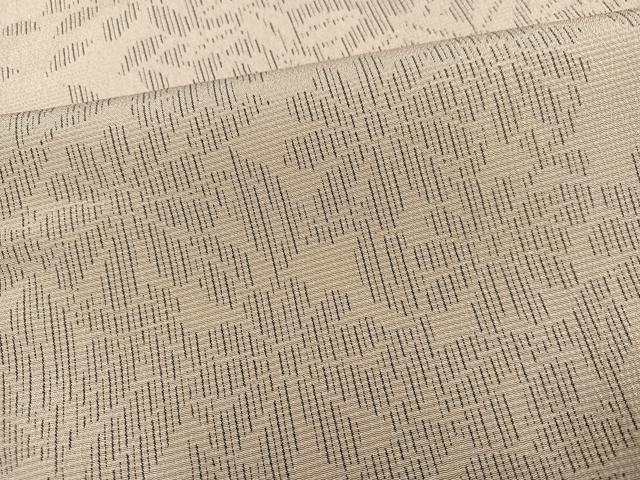 平和屋着物●お召 訪問着 草花文 正絹 逸品 AABK0201ph