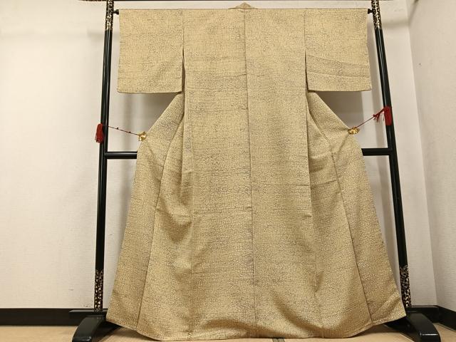 平和屋着物●上質な小紋 霞文 正絹 逸品 AABK0239ph