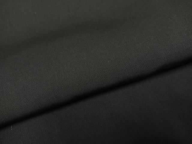 平和屋着物●男性 黒紋付・羽織セット 正絹 逸品 AABK0253ph