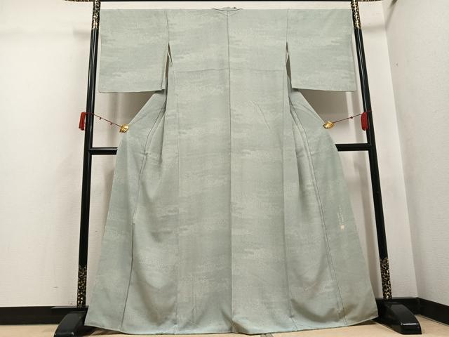 平和屋着物●東京染伝統工芸士 金田昇 江戸小紋 寄せ小紋柄 正絹 逸品 AABK0301ph