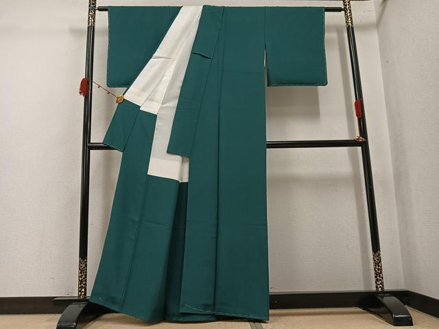 平和屋着物●上質な色無地 天鵞絨色 正絹 逸品 未使用 AABK0320ph