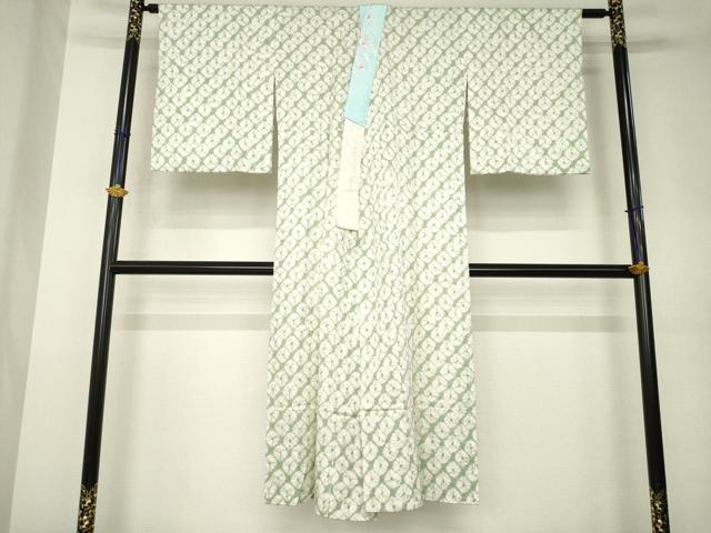 平和屋着物●長襦袢 無双仕立て 総絞り 正絹 逸品 AABK0322ck